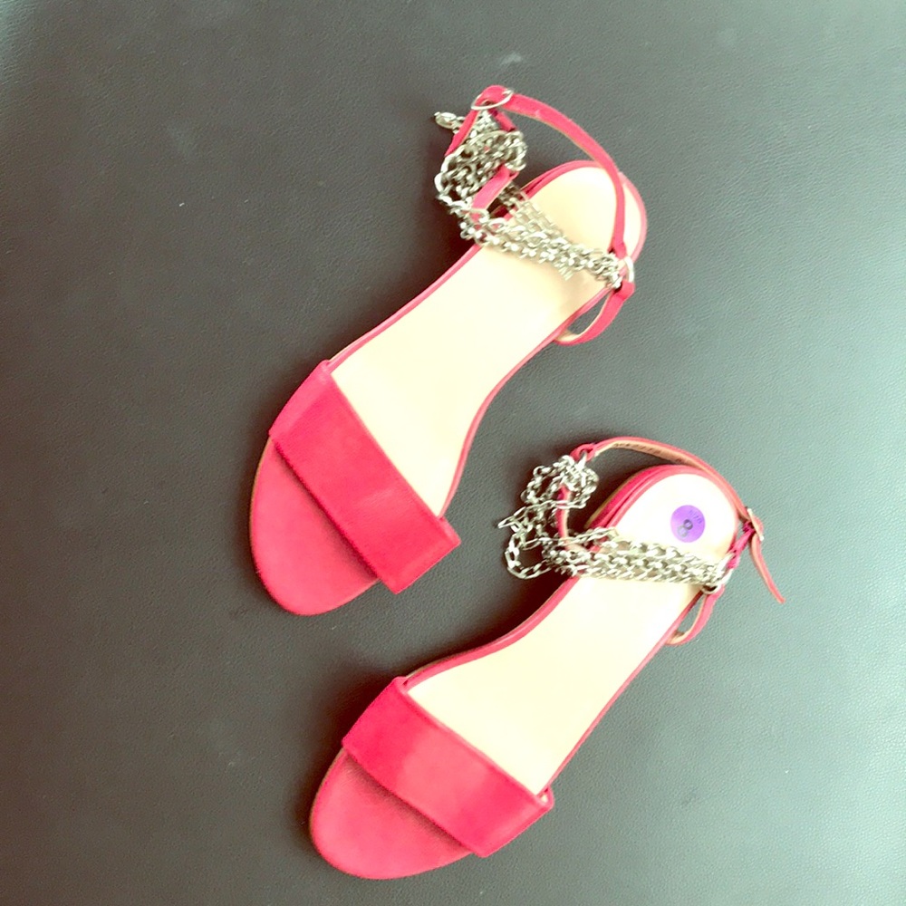 Stuart Weizmann red sandals
